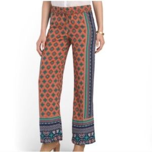 Lucy & Laurel Multicolor Patterned Pants